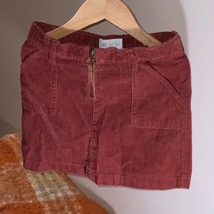 GIRLS CORDUROY POCKET SKIRT SZE 5